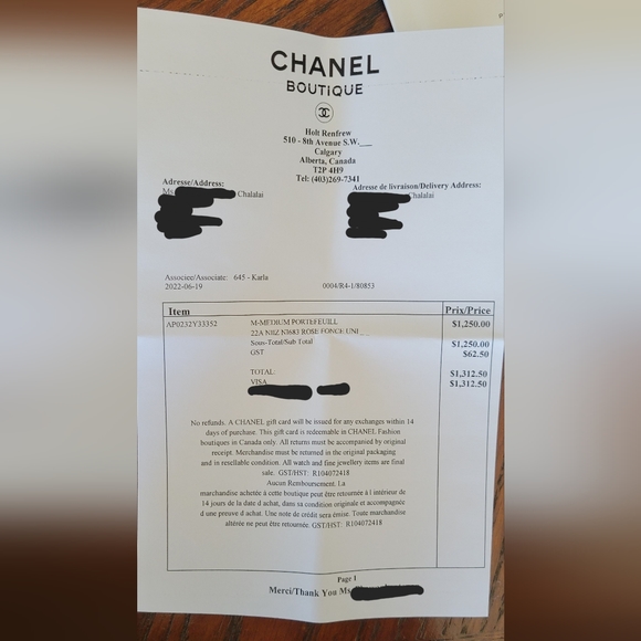 Authentic Chanel Medium Flap Wallet - Picture 9 of 9